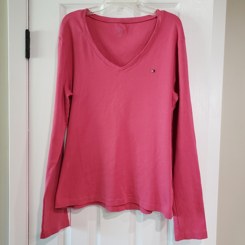 Tommy Hilfiger Women's Long Sleeve Top - Size XLarge